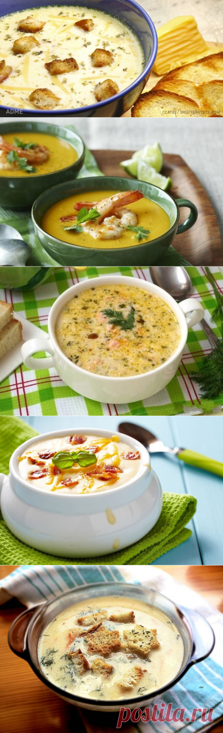6 простых и безумно вкусных сырных супов