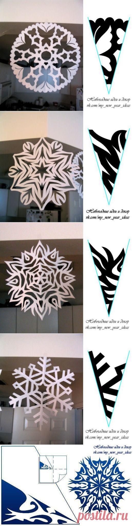 Схемы самых красивых снежинок. Уже пора готовиться.... дорогие мои | Мамам, женщинам, бабушкам и очень любознательным.