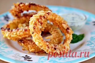 Аппетитные луковые колечки