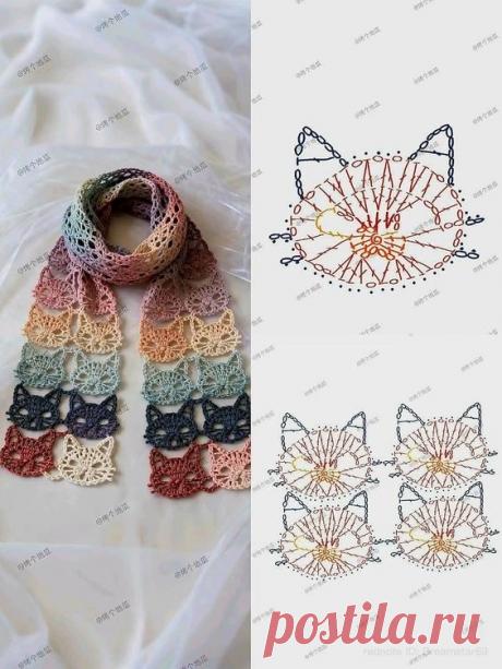 🧣 Забавные шарфики, связанные крючком: творчество, которое невозможно не полюбить | Ольга Прилуцкая, вязание - это модно | Дзен