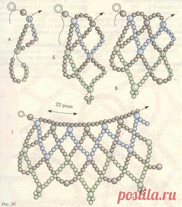 Колье "Грация", "Галина" и "Мария" / Колье, бусы, ожерелья / Biserok.org