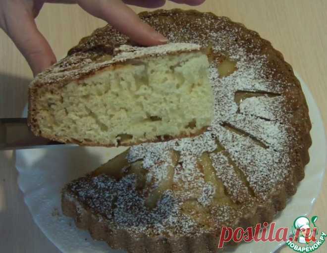 Манник-перевёртыш с яблоками – кулинарный рецепт