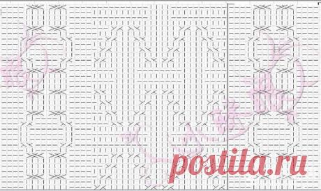 Узор спицами