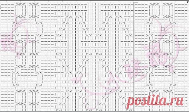 Узор спицами