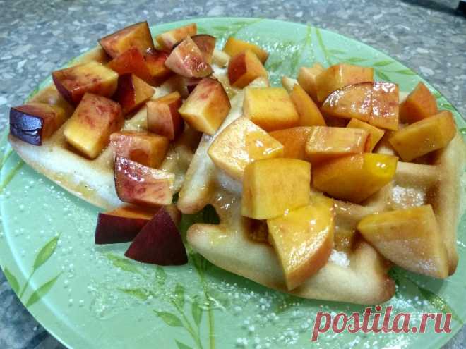 Постные вафли.