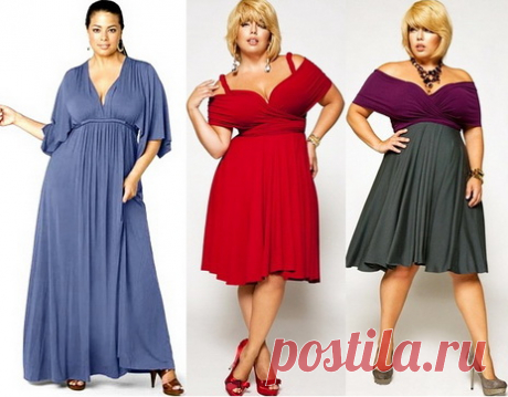 Фасоны платьев для полных женщин маленького роста: что следует избегать полным дамам?