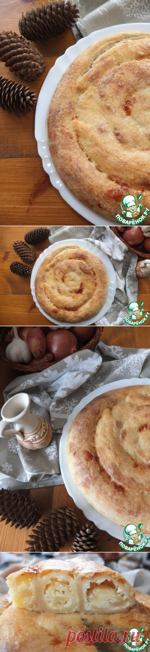 Вертута с сыром и чесноком - кулинарный рецепт
