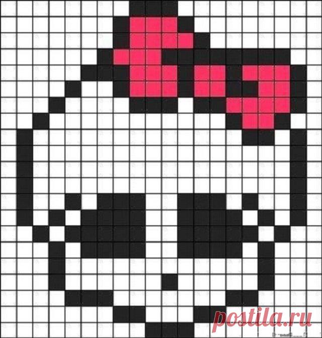 Картинки для срисовки по клеточкам (40 фото) ⭐ Забавник