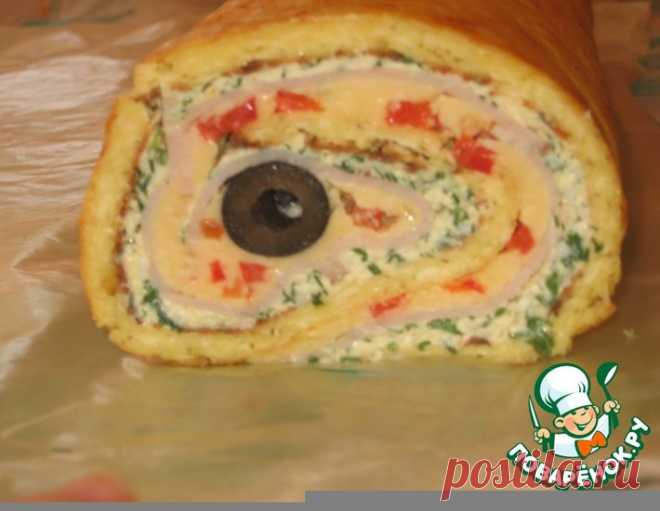 Праздничный сырный рулет – кулинарный рецепт