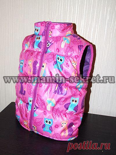 Жилетка для ребёнка своими руками