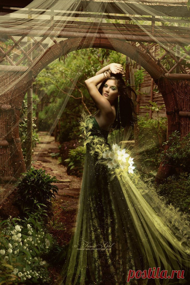 In a Moment of Peace by Forest Girl | Illustration, Digital Art & De…