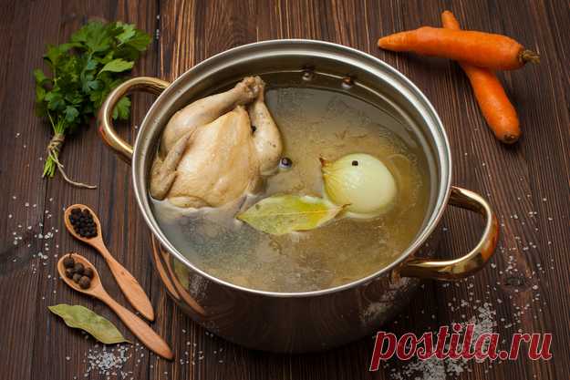 НЮАНСЫ ИДЕАЛЬНОГО КУРИНОГО БУЛЬОНА