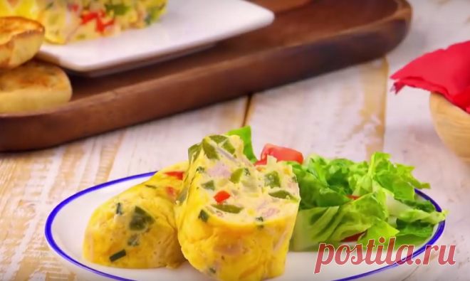 Оригинальный и вкусный омлет