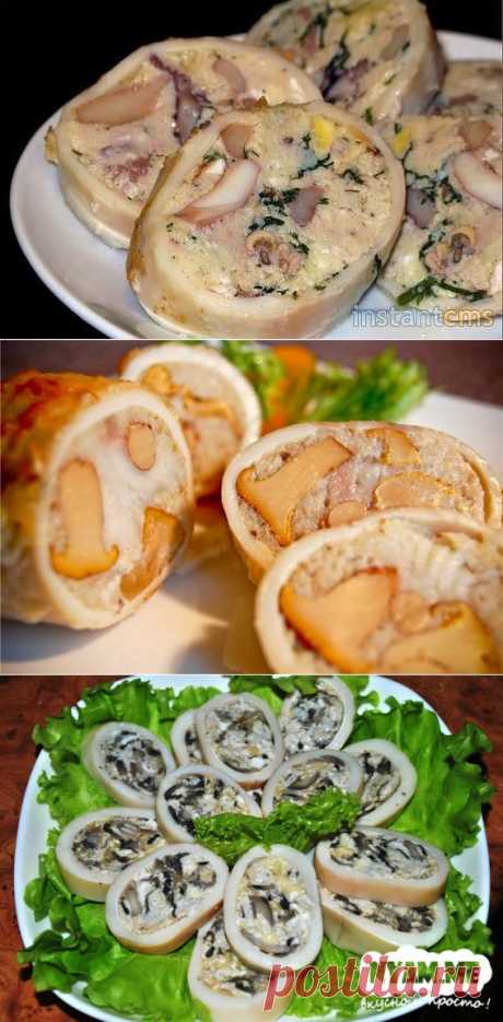 фаршированные кальмары