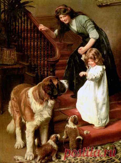 Картины Charles Burton Barber. | Art-Dot