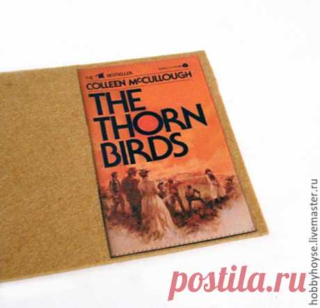 Шьем красивый клатч «Книга» из фетра