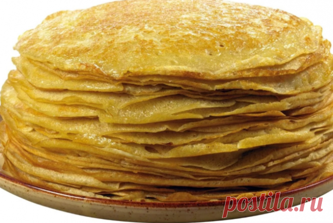 Блины на пиве без молока: вся семья ест и не наестся (Видеорецепт)