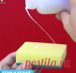 Губка для мытья посуды - варианты использования.