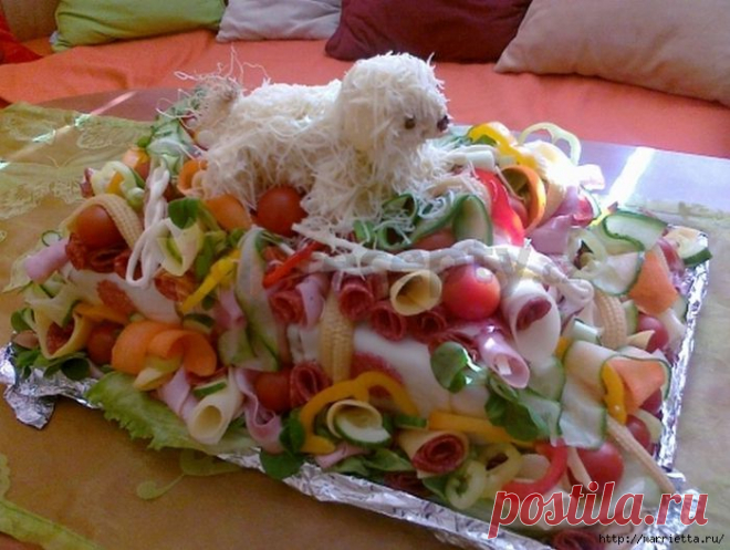 Соленые закусочные торты