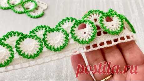 VERY EASY and SPARKLY Crochet Border Lace Pattern Tutorial/ Best Crochet Patterns
