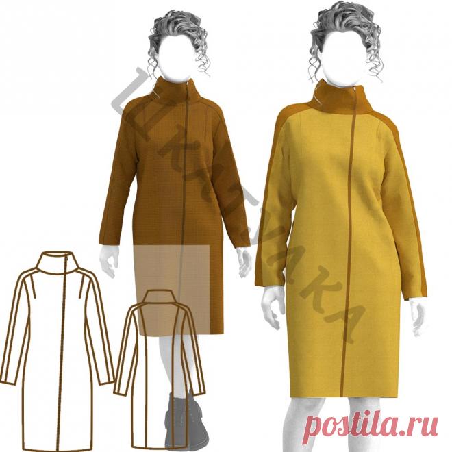 Выкройка женского плаща на молнии WC170420 | Шкатулка