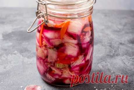Салат из пекинской капусты со свеклой — Домашняя кулинария