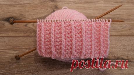 Двухсторонний узор для шарфа спицами | Double-sided knitting pattern for scarf Описание: https://prjaga.ru/uzory-vyazaniya/spicami/dvukhstoronnij-uzor-dlya-sh...