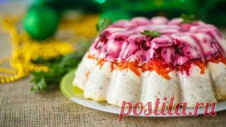 Желейная селедка под шубой.