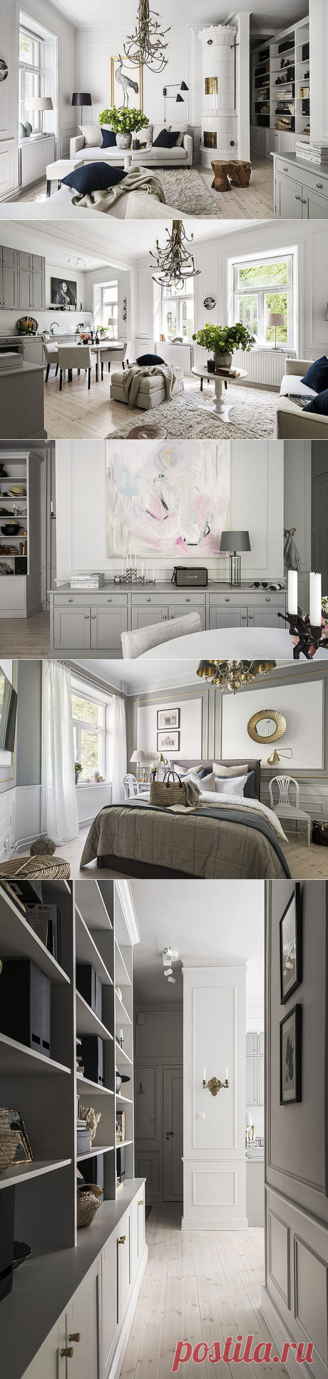 Cкандинавский интерьер в благородной серой гамме - ARCHITECT GUIDE