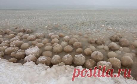 Удивительное природное явление в пресноводном озере Мичиган(фото+видео) - Фото - Калейдоскоп Эмоций