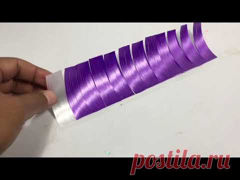 Cara Membuat Bunga Lavender Dari Pita