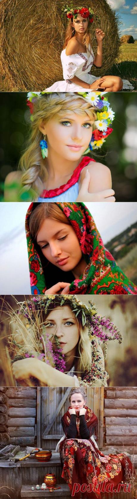 Натуральная красота славянских девушек. Без НЮ | Мир Фотографии: Этот пост в очередной раз доказывает, что славянские девушки - самые красивые в мире! Предлагаю вам насладиться природной и натуральной красотой в славянских традиционных представлениях