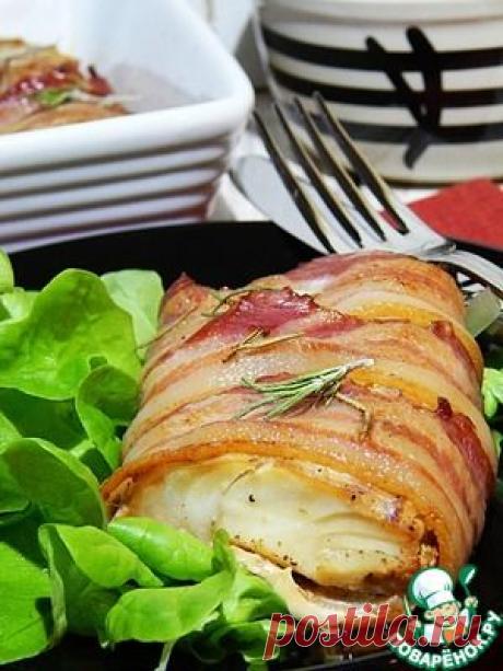 Маринованная треска, запеченная в беконе - кулинарный рецепт