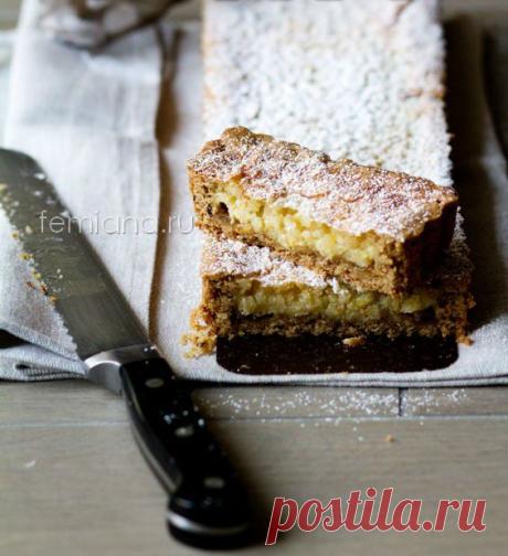 Рецепт итальянской кростаты с начинкой из миндальных орехов с апельсиновой ноткой | FEMIANA