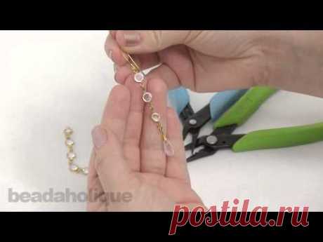 How to Make Earrings using Swarovski Pure Drop Pendants