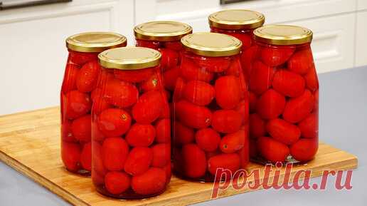 Повторяю каждый год: без уксуса, без стерилизации (сaмые вкусные помидоры в собственном соку) | Кухня наизнанку | Дзен