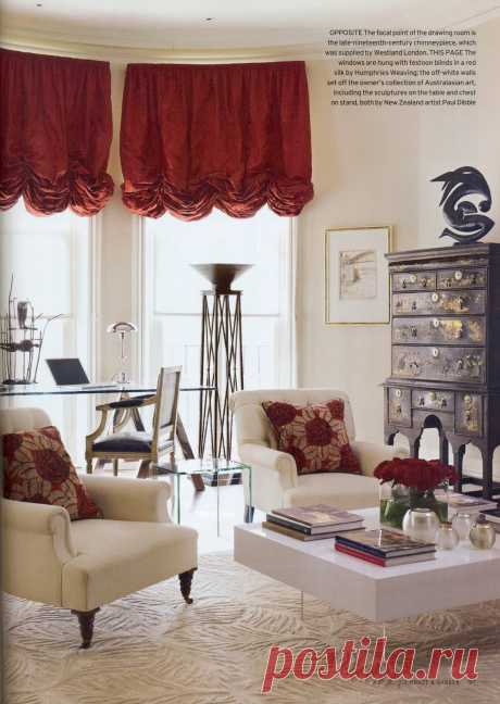 Виды штор | ProDesign - Дизайн интерьера, Красивые интерьеры квартир, домов, ресторанов, Фотографии интерьеров, Архитекторы, Фотографы