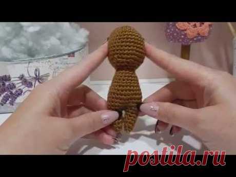 ♥♥♥ Вяжем вместе обезьянку крючком ♥ часть 1 ♥♥♥ - YouTube