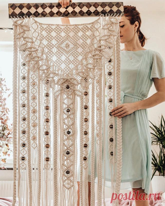 Художница Фанни Зидениус тоже влюблена в макраме