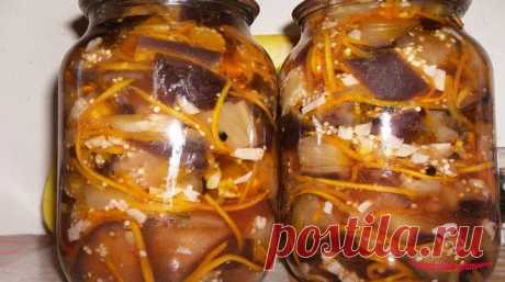 Очень вкусные баклажаны на зиму от моей свекрови