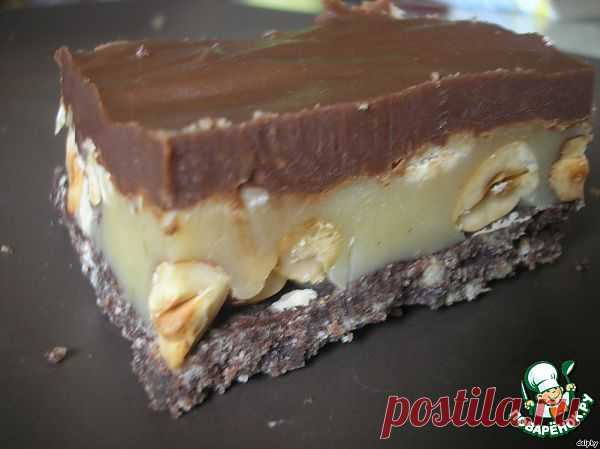 Шоколадно-карамельные пирожные с орехами. Автор: dolphy