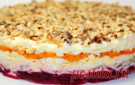 Праздничный салат "Галинка" / Видео-рецепты / TVCook: пошаговые рецепты с фото