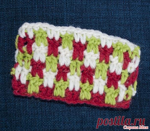 Узор крючком для вязания пледа, коврика, снуда или кардигана - Вязание - Страна Мам