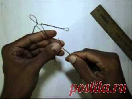 Iron wire x man sculpture.mp4 - YouTube