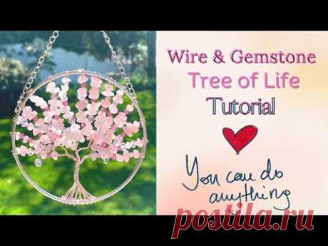 Tree of Life  - #Wire Art, Wire & Gemstones DIY