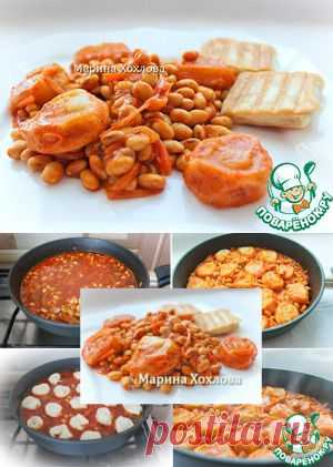 Фасоль тушеная с овощами и галушками с томатом. Постное блюдо - кулинарный рецепт