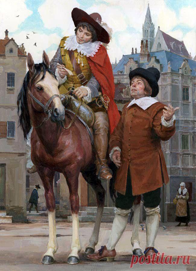 Гордеев Денис. Иллюстрации к роману "Три мушкетёра".