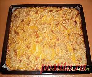 Кулинарные рецепты Пирог с персиками » Кулинарные рецепты