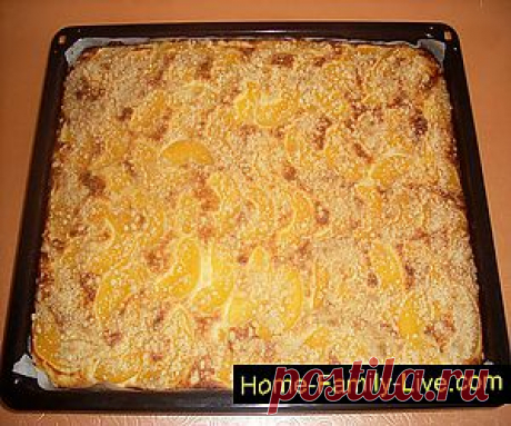 Кулинарные рецепты Пирог с персиками » Кулинарные рецепты