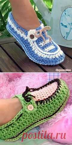 Тапочки-кеды. Описание Автор: Натали Башкирова.... - Море идей - рукоделие, декор дома, поделки и hand made.
